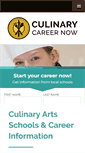 Mobile Screenshot of culinarycareernow.com